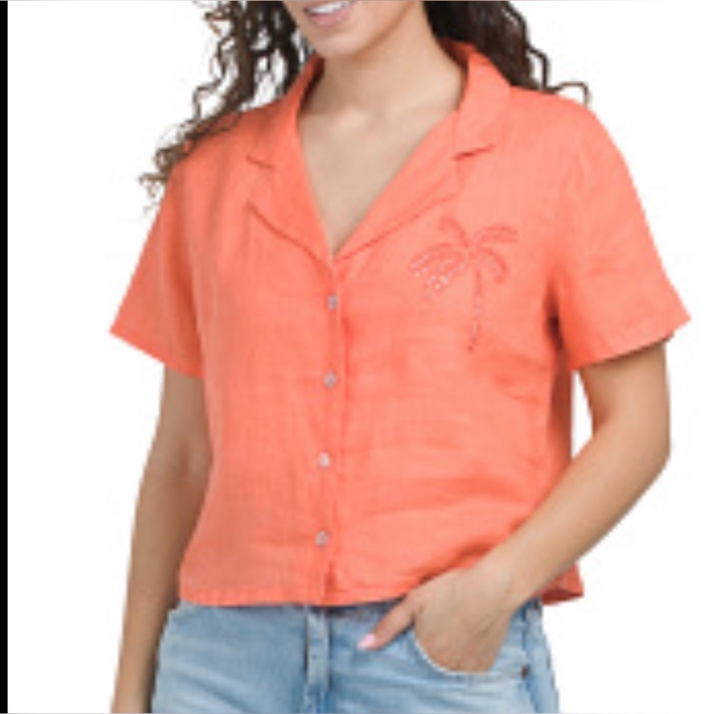 Calypso St. Barth 100% LINEN Shirt